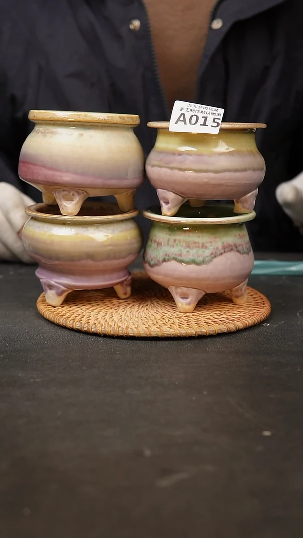 【闪购商品】瓷片泥泥陶瓷多肉盆
