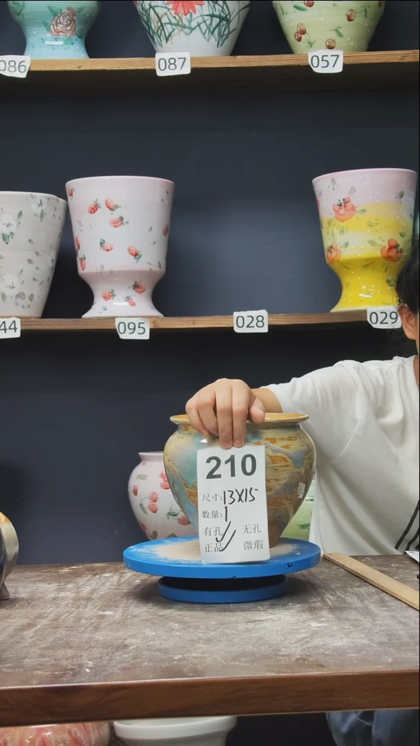 摆件景德镇花盆默认微瑕210
