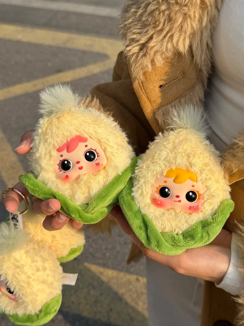 【拆盒】三小毛-小玉米毛绒挂件盲盒