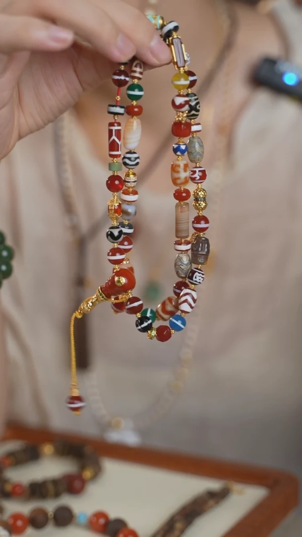 玛瑙/玉髓手串未镶嵌【皮皮原创】设计款玛瑙手串