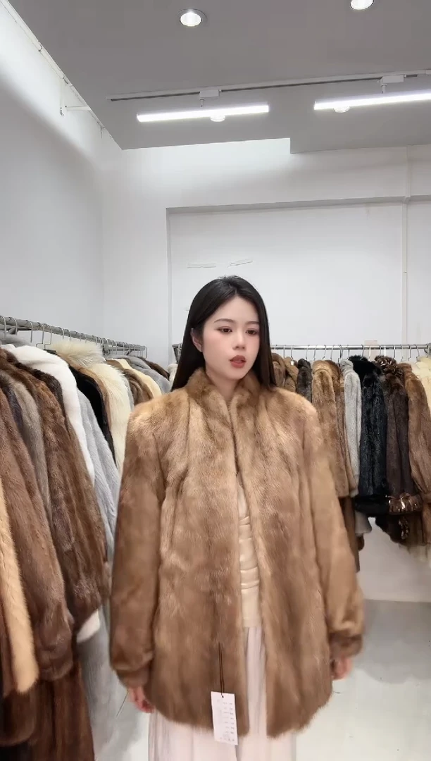 小橙子进口中古皮草