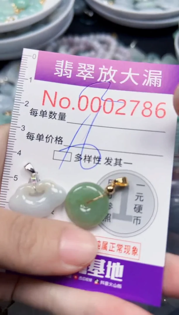 颈饰未镶嵌翡翠2786