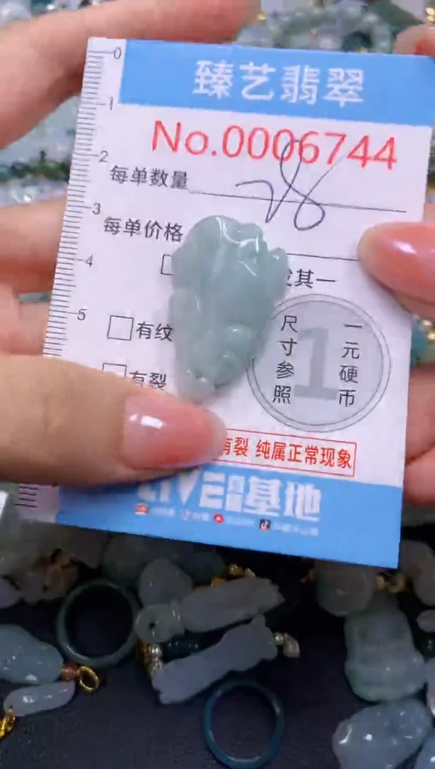 颈饰未镶嵌翡翠6744