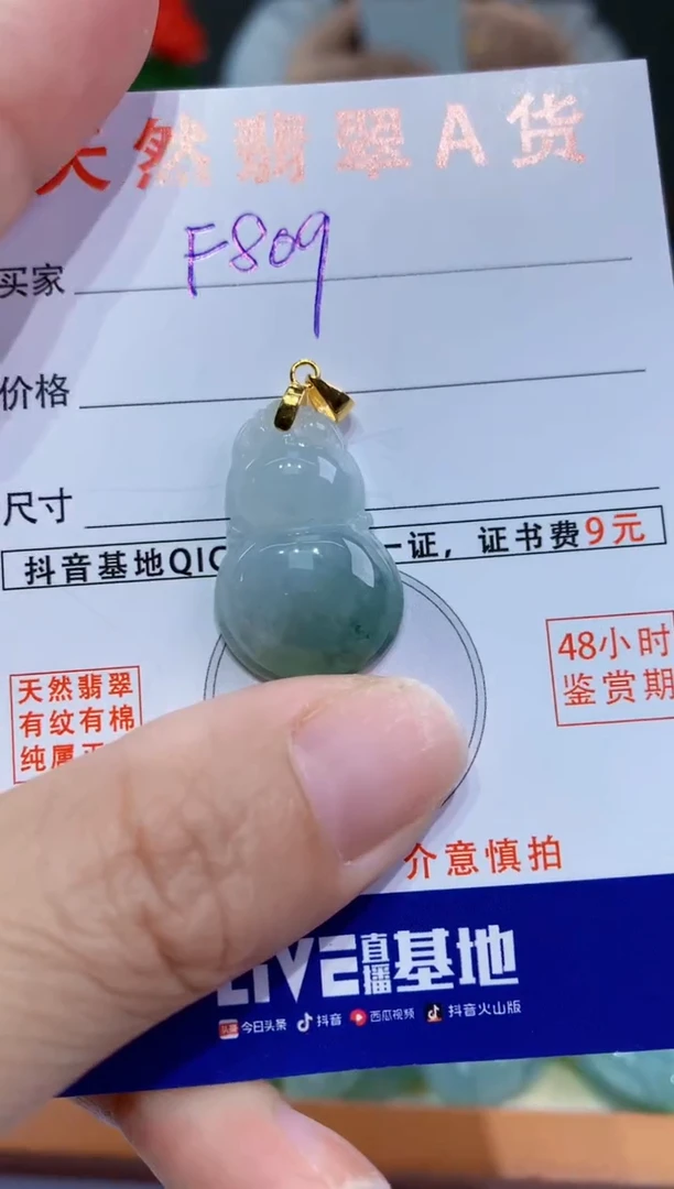 翡翠未镶嵌颈饰天然A货缅料翡翠