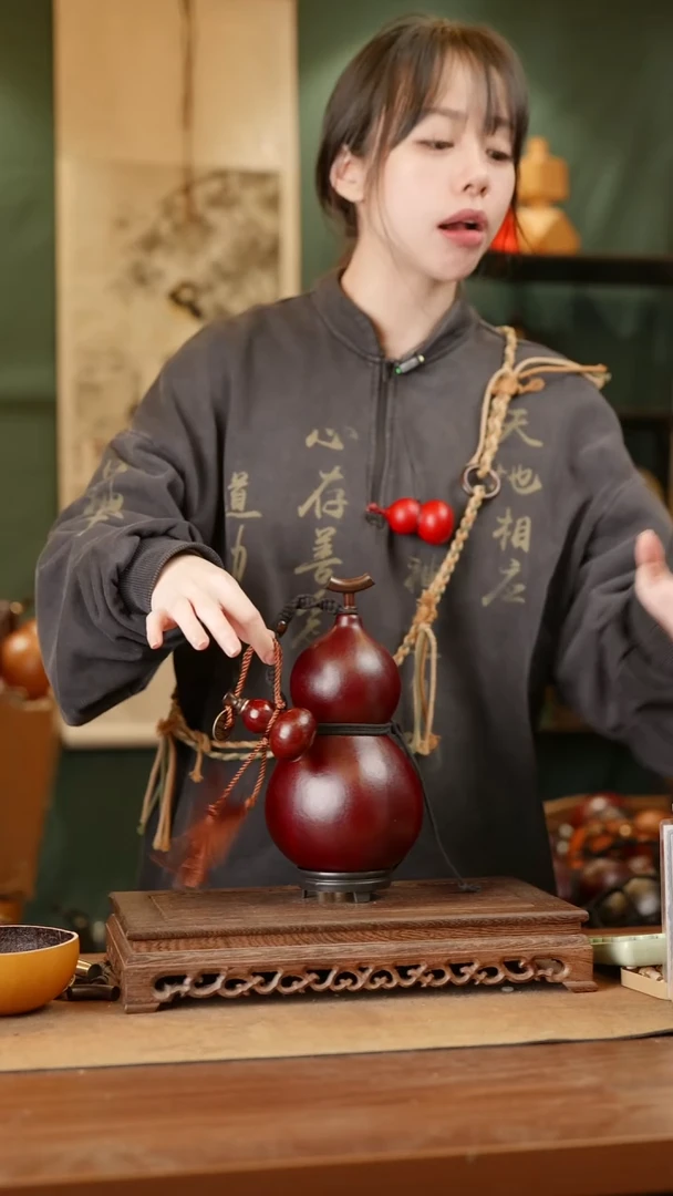 189号精品天然大漆酒葫芦一物一拍~