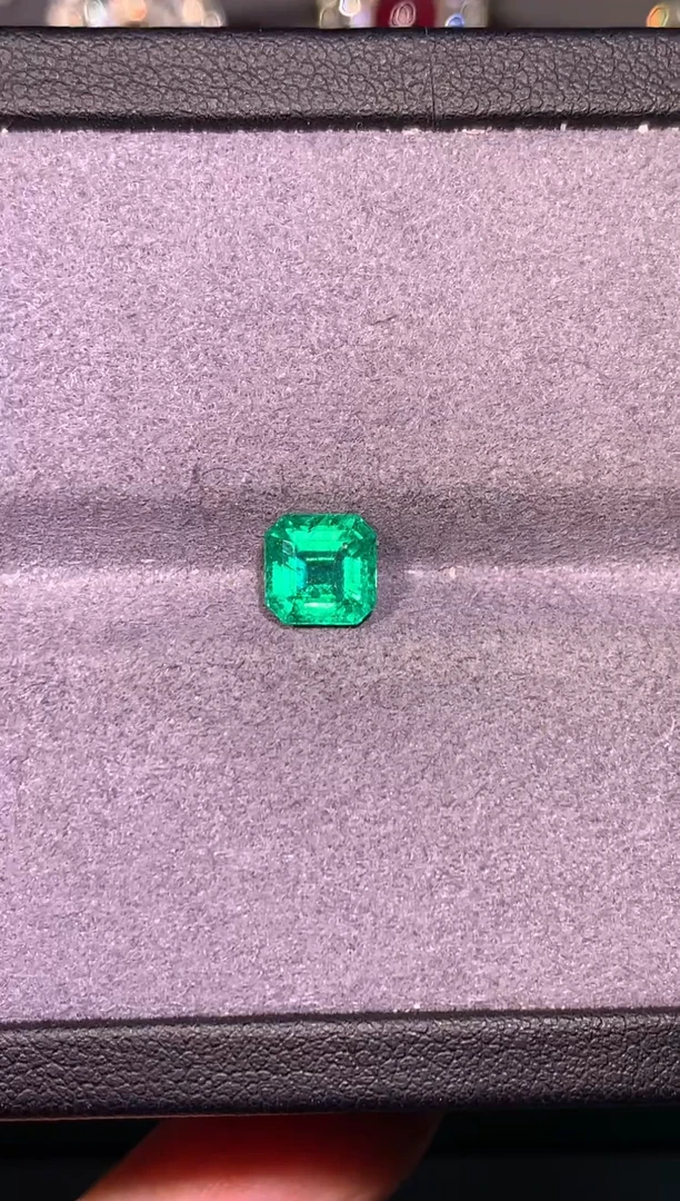 裸石祖母绿1.44ct赞比亚VVG微油吉尔德