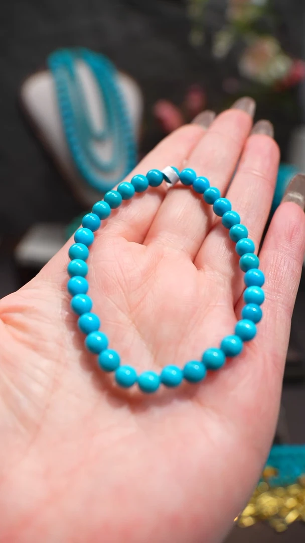 未镶嵌绿松石手串1