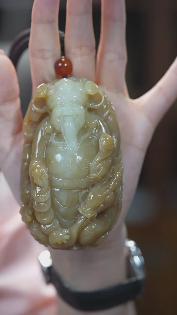 未镶嵌和田玉把件财神爷
