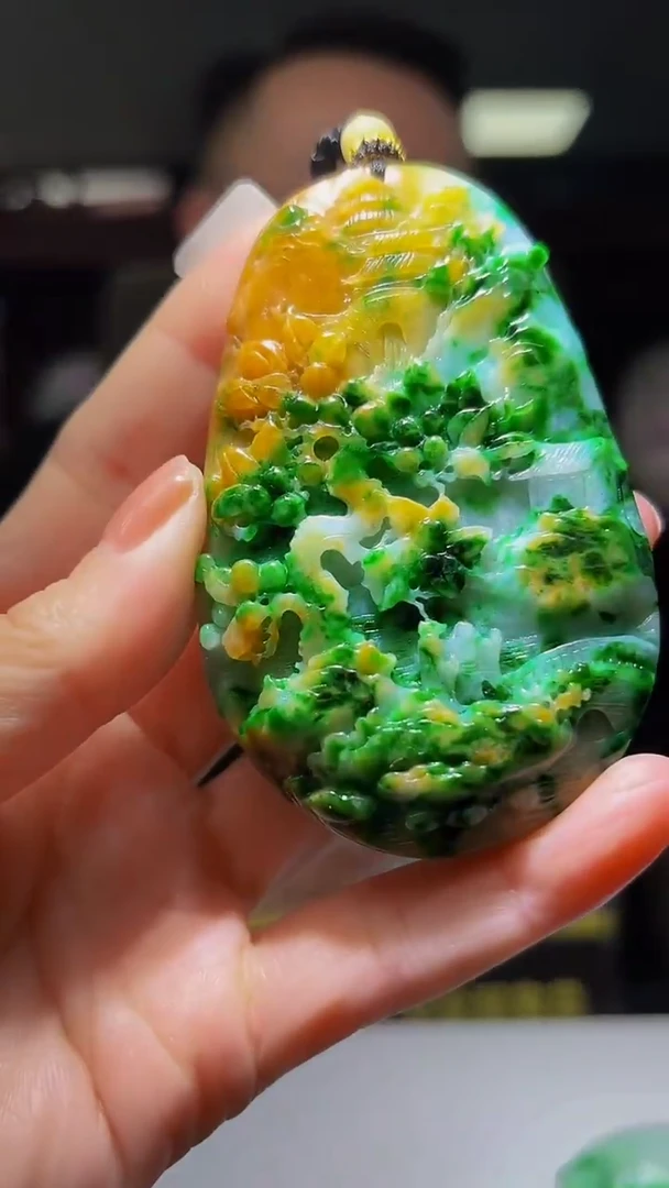 未镶嵌定制翡翠08/1231/YYY/山水