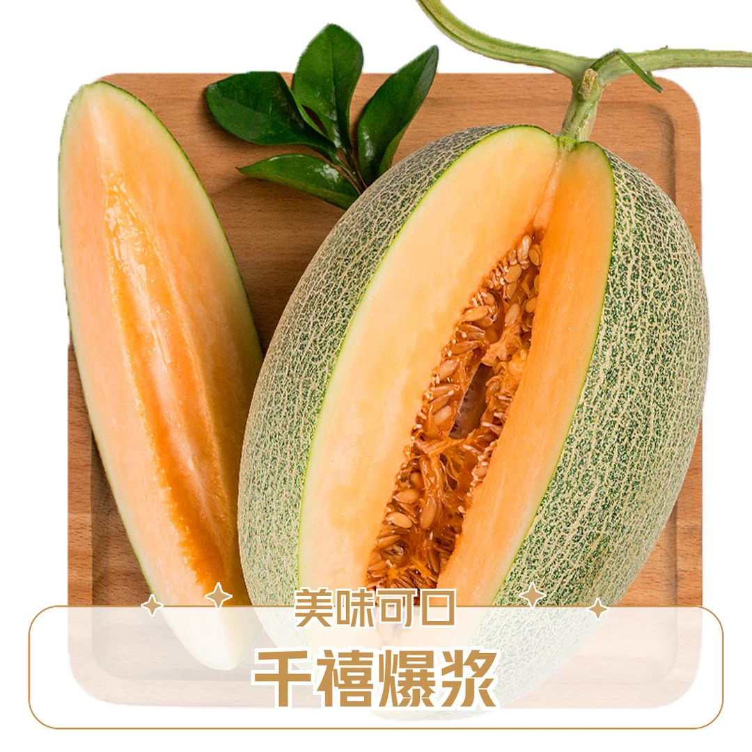 鲜果切哈密瓜一盒9.9