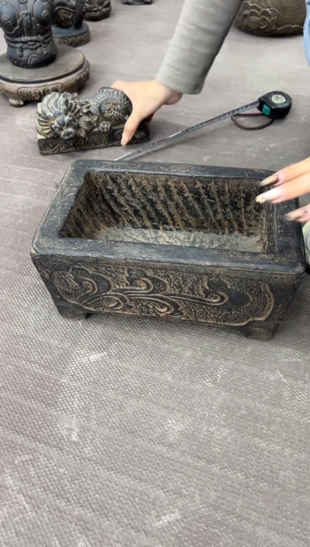 陶土【火山泥】石槽盆