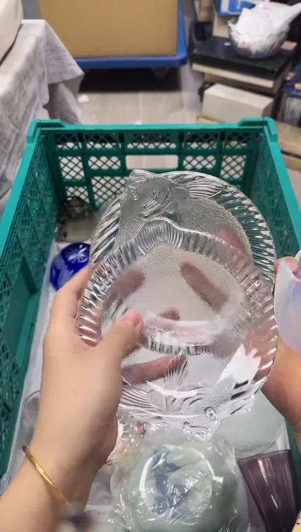 手工艺品玻璃平**心542