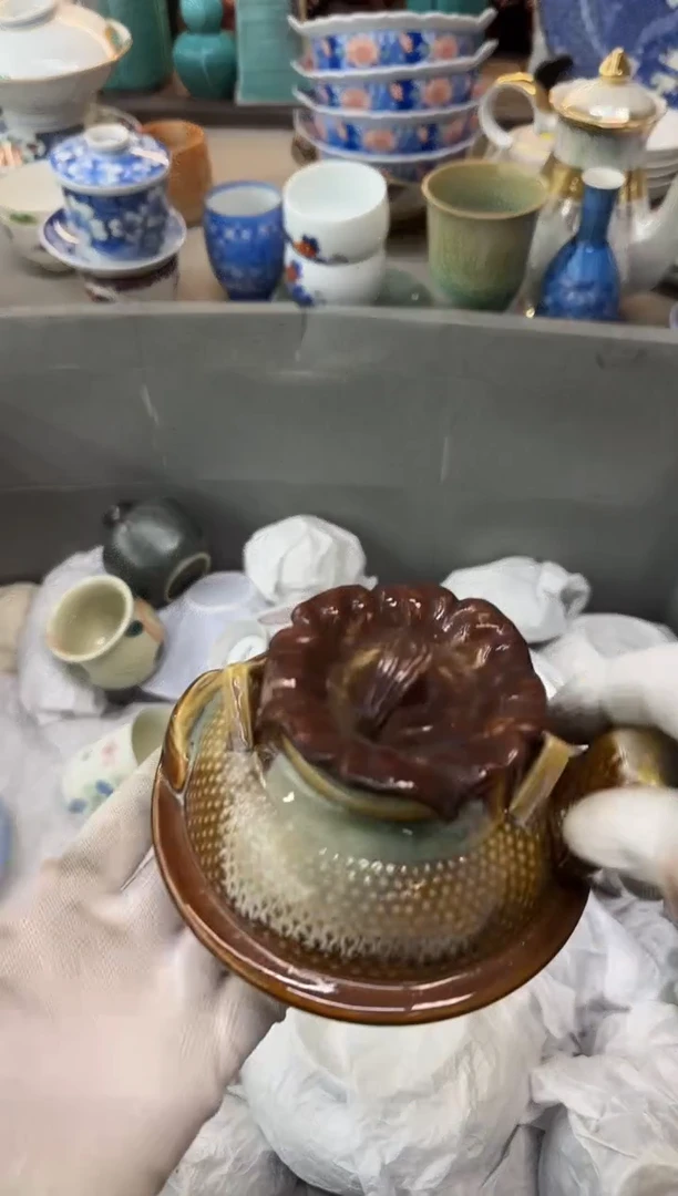 摆件桃**酱瓷器瓷器瓷器瓷器