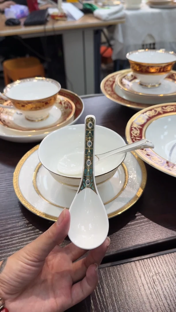 瓷片小勺 正品 1个