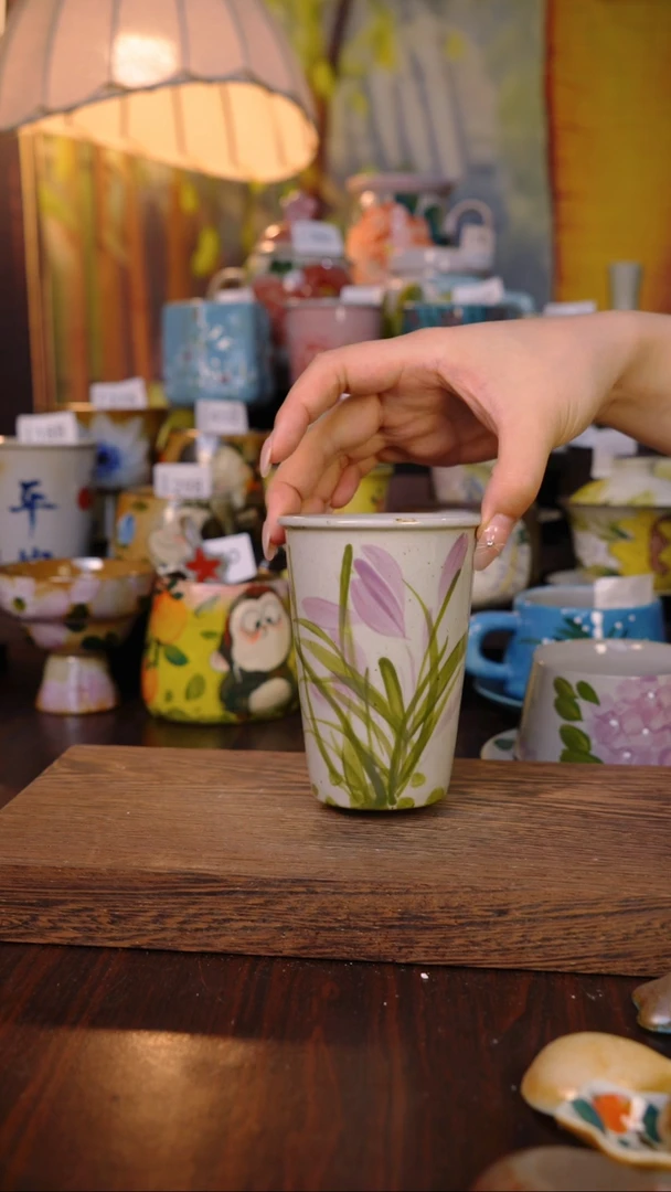 摆件泥垚手作 景德镇手工手绘器物