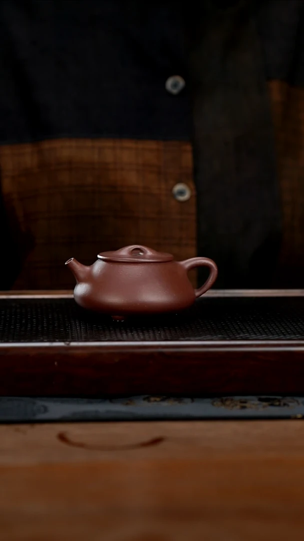 茶壶紫砂180cc黄龙山原矿星空泥石瓢23