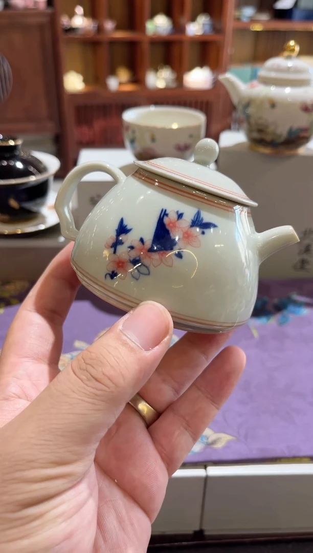 手绘松月壶茶具茶具茶具茶具茶具茶具