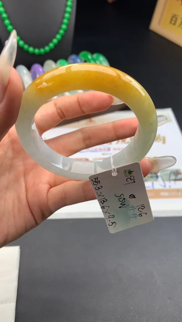 未镶嵌手镯翡翠翡翠自带#送人#，假一赔三