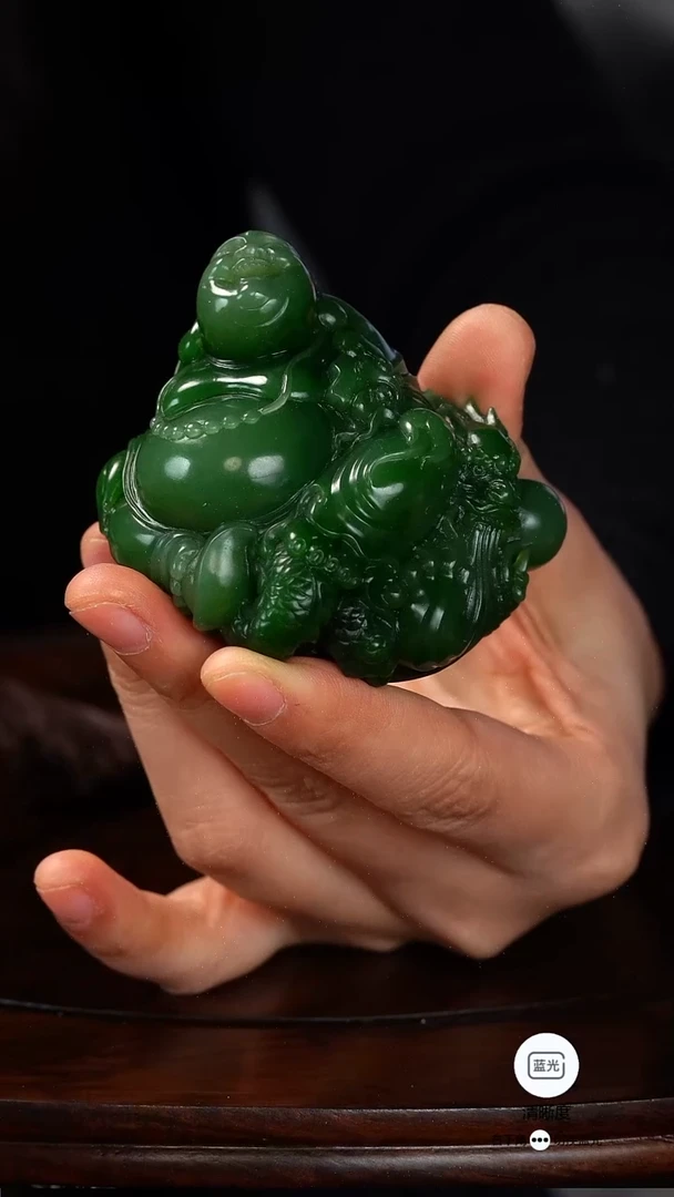 未镶嵌和田玉把件武***人佛公