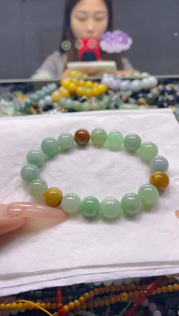 颈饰未镶嵌翡翠10MM