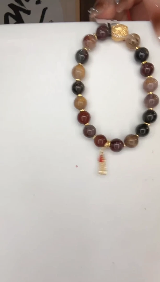 【闪购商品】水晶手串未镶嵌D1814 彩极光手串