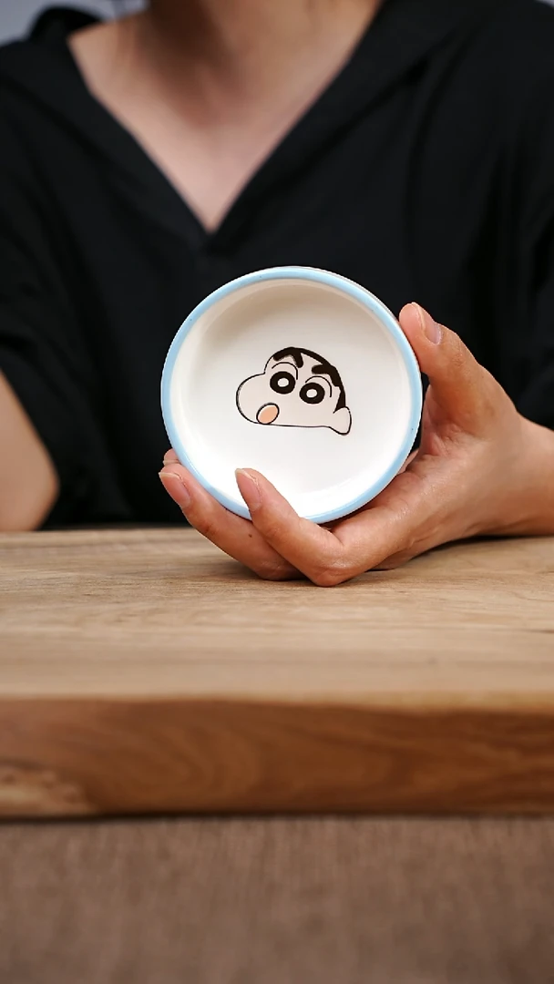 摆件景德镇卡通陶瓷杯