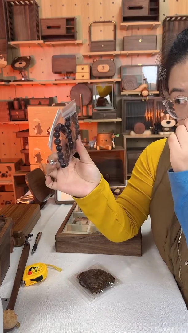 木海南黄花梨单圈大珠款手串特价款