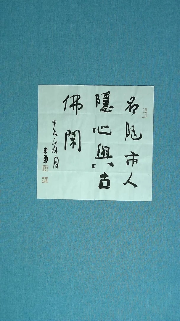 【闪购商品】书法256 安徽朱勇中书协34*34