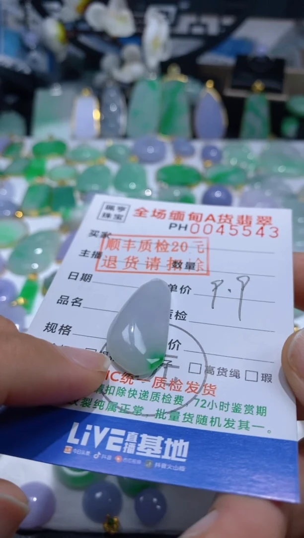 翡翠未镶嵌吊坠(不含链)福瓜