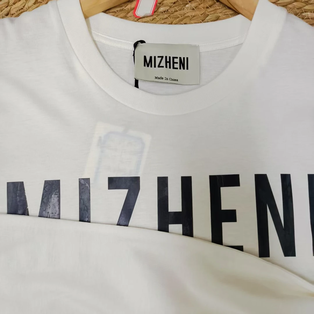 唯琳剪标   7仓H6-8-3470款 MI白色圆领T恤