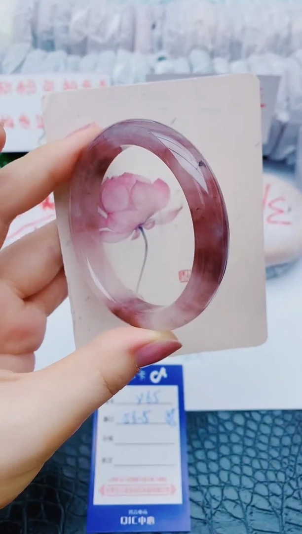 未镶嵌手镯石英质玉y65+56-55