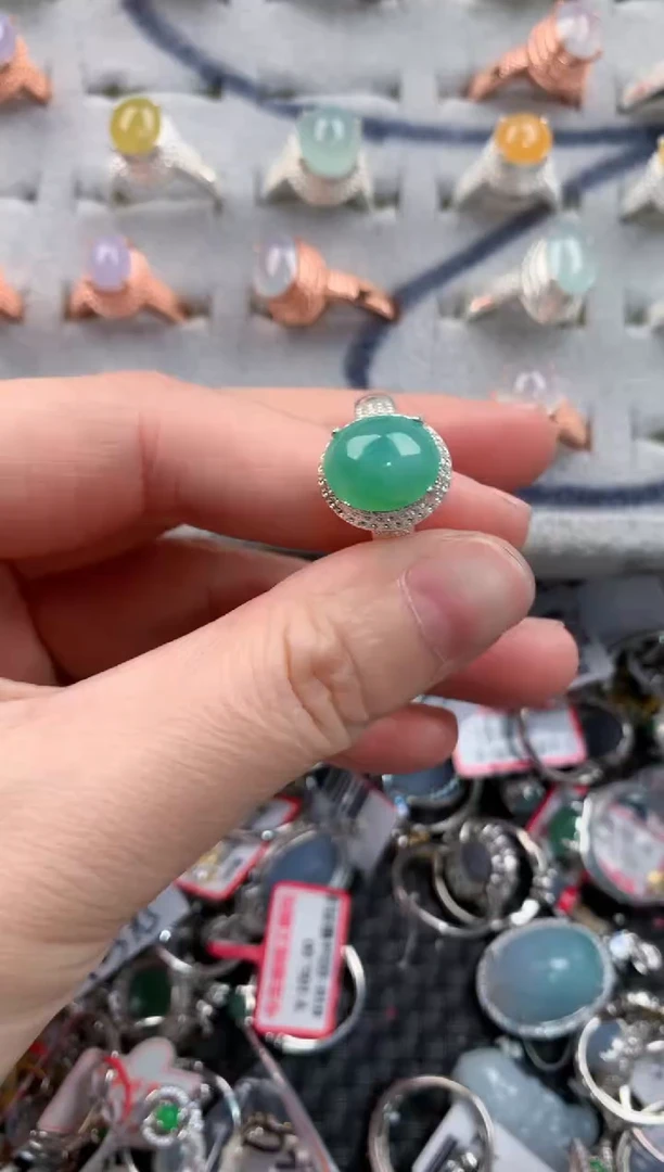 未镶嵌戒指翡翠101010----7
