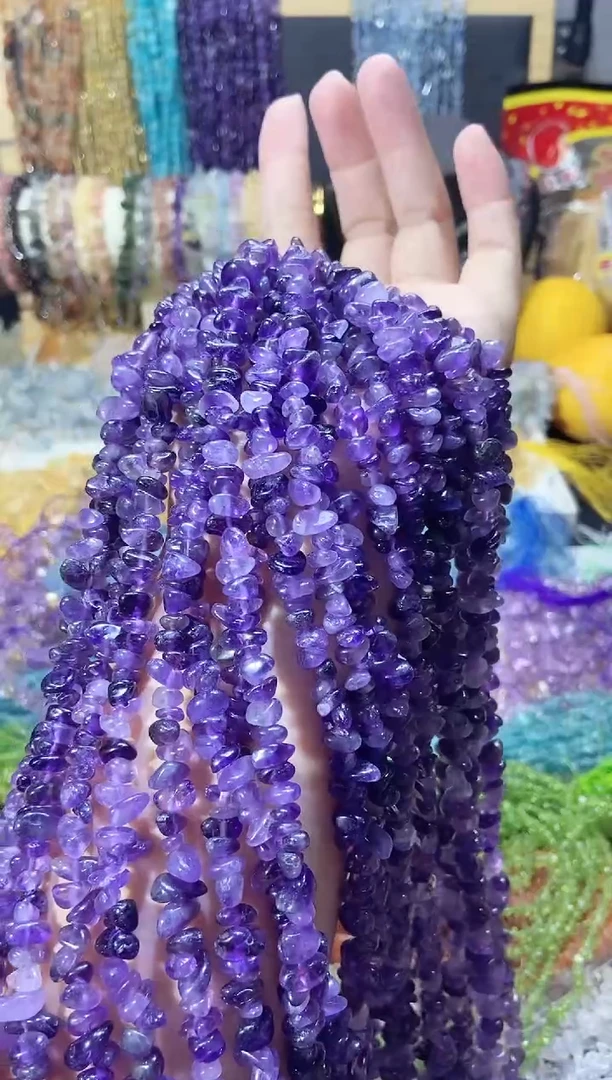 未镶嵌珠宝半成品水晶紫水晶