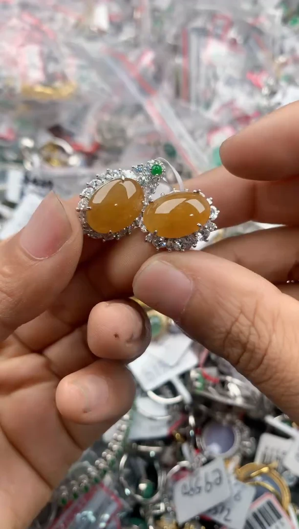 银S925镶嵌戒指翡翠101010----4