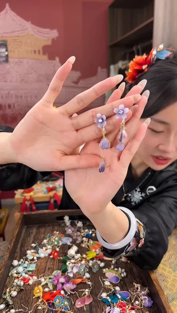 【闪购商品】刺绣苏绣世家非遗手工（耳环）