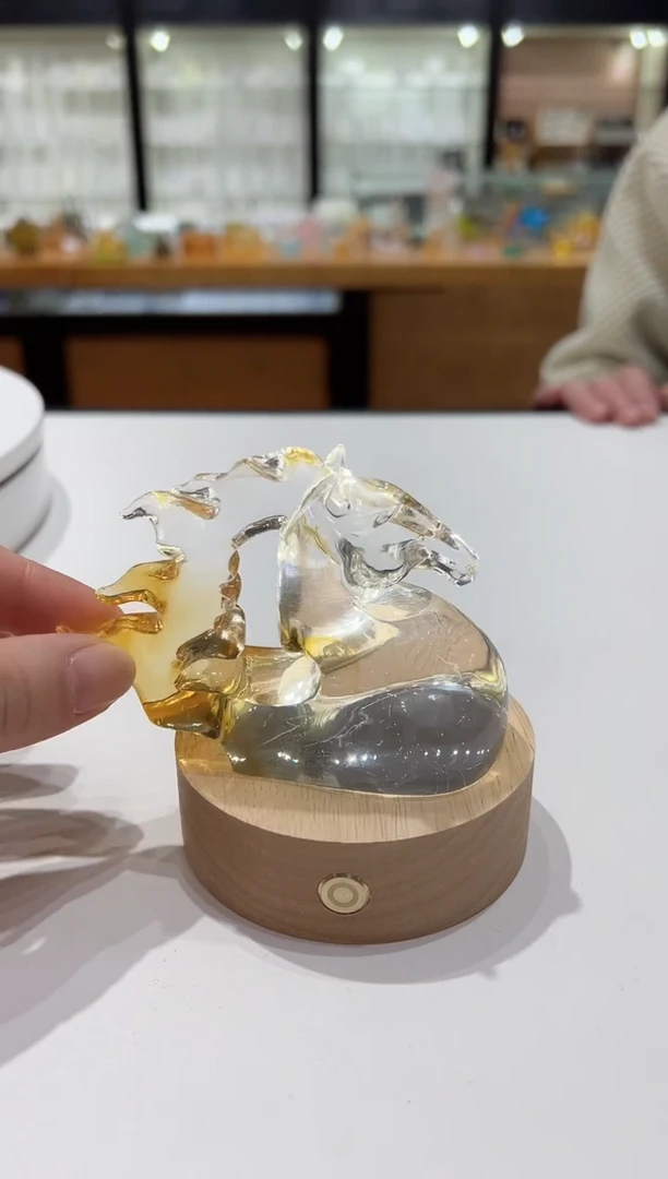 【闪购商品】茶宠匠门琉璃底座+马茶宠