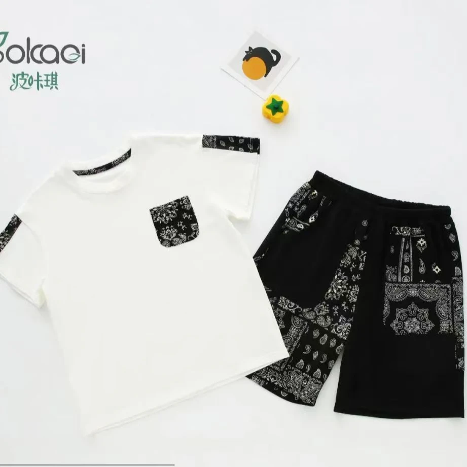 【阿亮暖心家居】713JT112波咔琪家居服儿童家居服男夏季