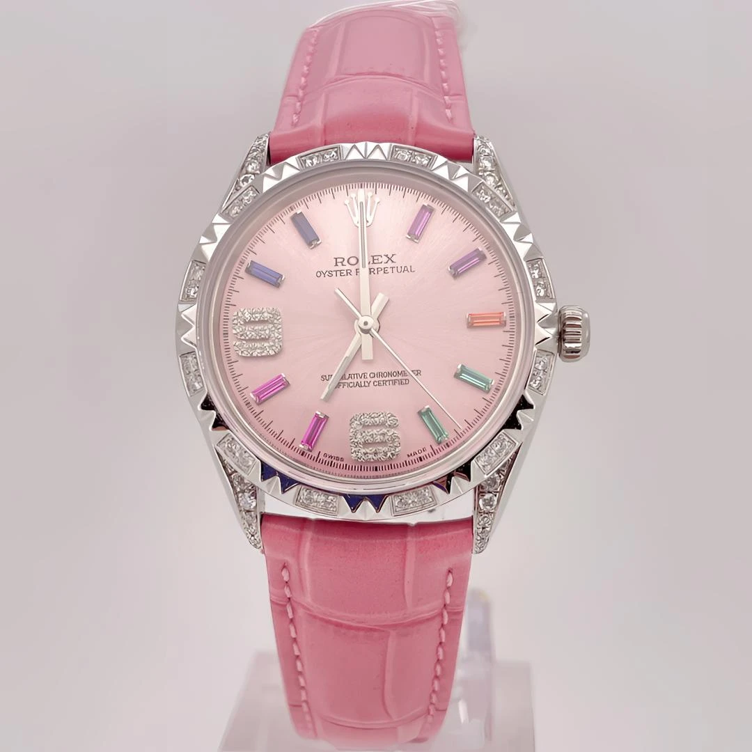 95新 Rolex/劳力士 自动机械 后钻 34mm/公价98999/jm3536