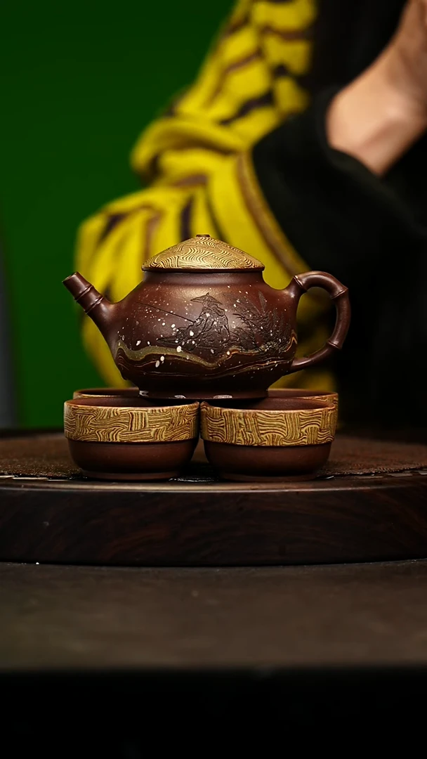 宜兴原矿高端紫砂 老紫泥绞泥200cc