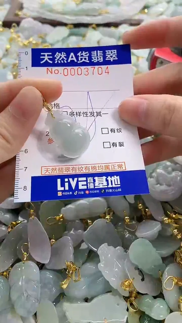 颈饰未镶嵌翡翠天然A货翡翠