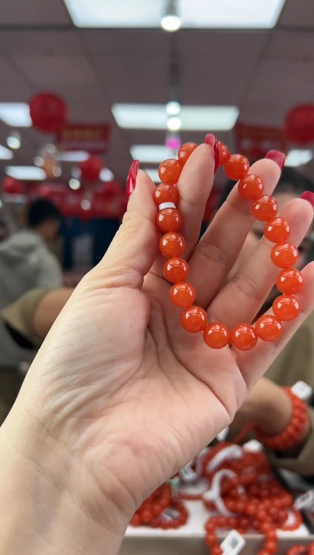 【闪购商品】南红玛瑙珠串未镶嵌多样发其一/11/HS9992270