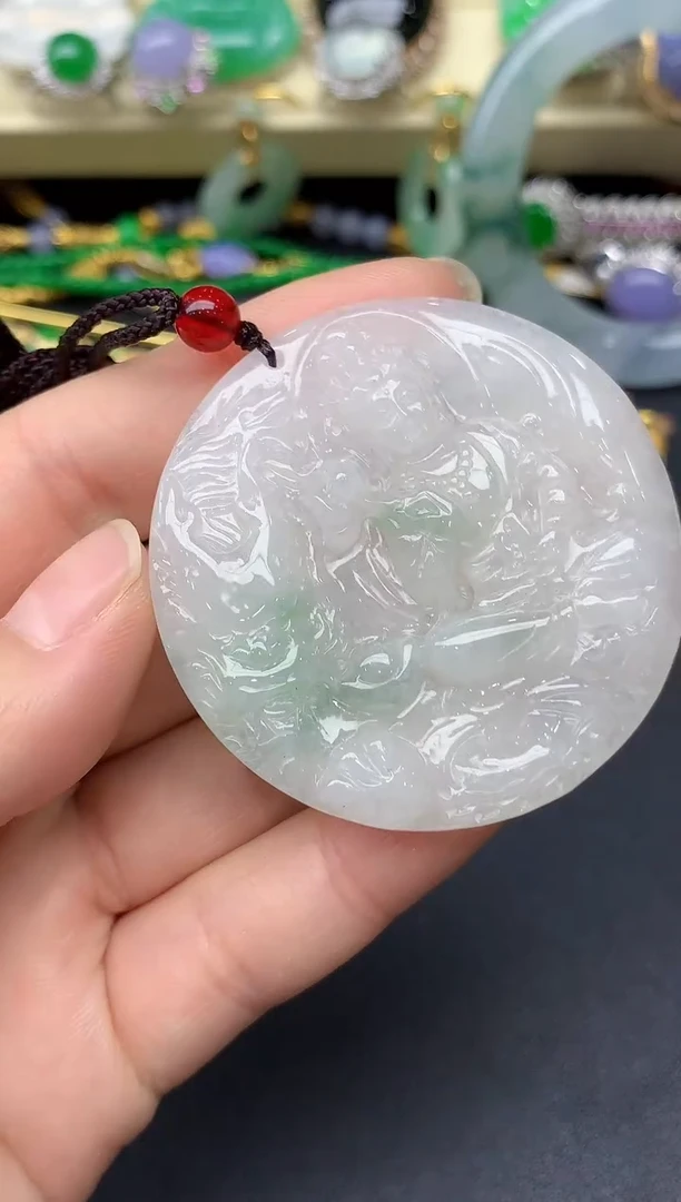 颈饰未镶嵌翡翠150-雪姐翡翠天天见