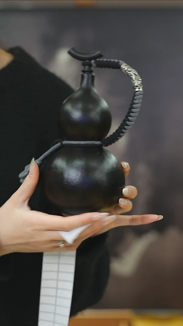 【闪购商品】XM207大漆酒葫芦不包手串及旋转底座