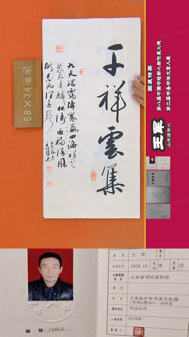 书法103a王军书法作品