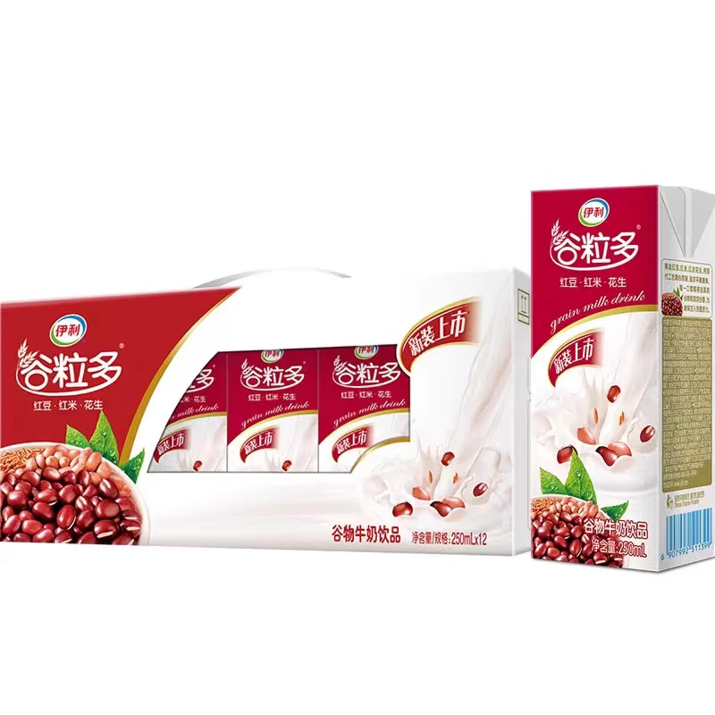 【京东快递 次日达】6月伊利谷粒多牛奶饮品250ml*12瓶/箱早餐必备营养奶