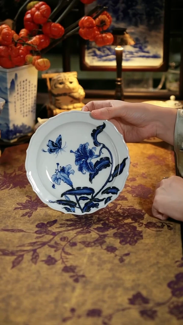 勤义堂 慢叩柴窑百合壶承