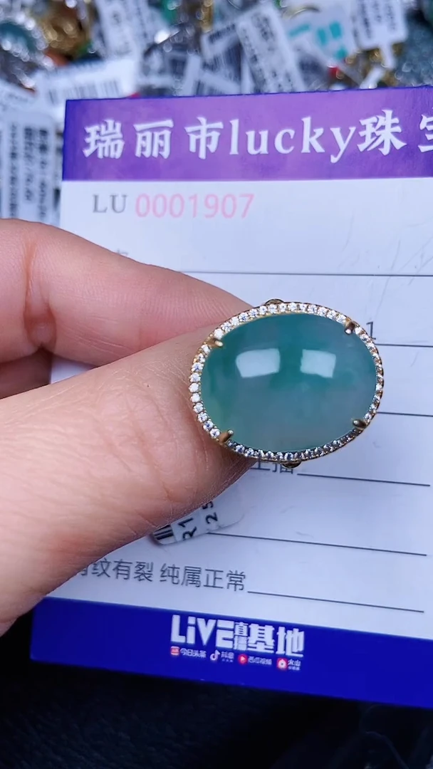 颈饰银S925镶嵌翡翠1907