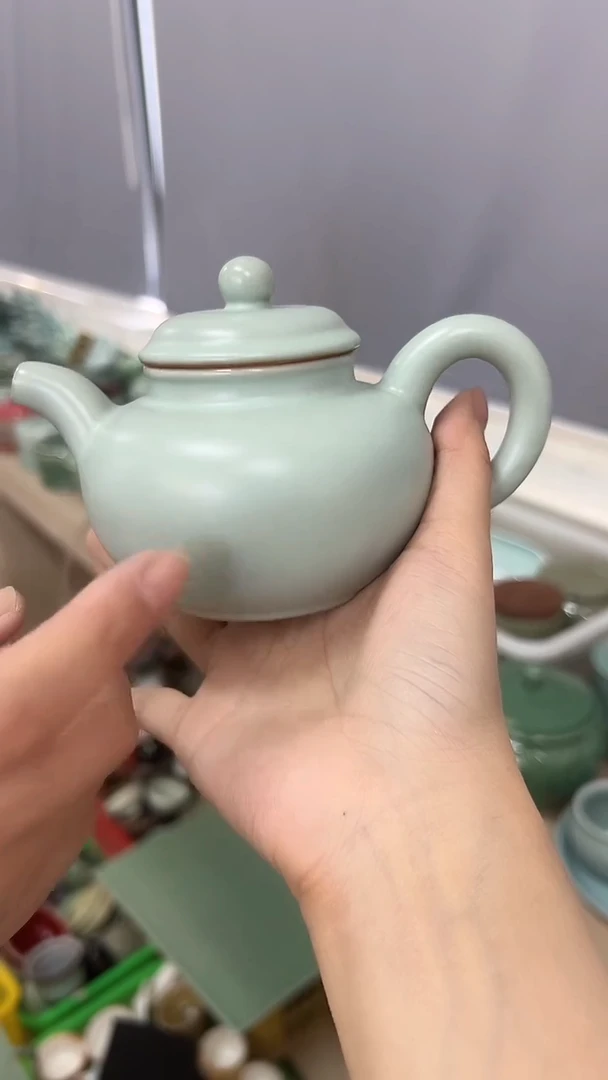 龙泉云间青瓷小米茶器