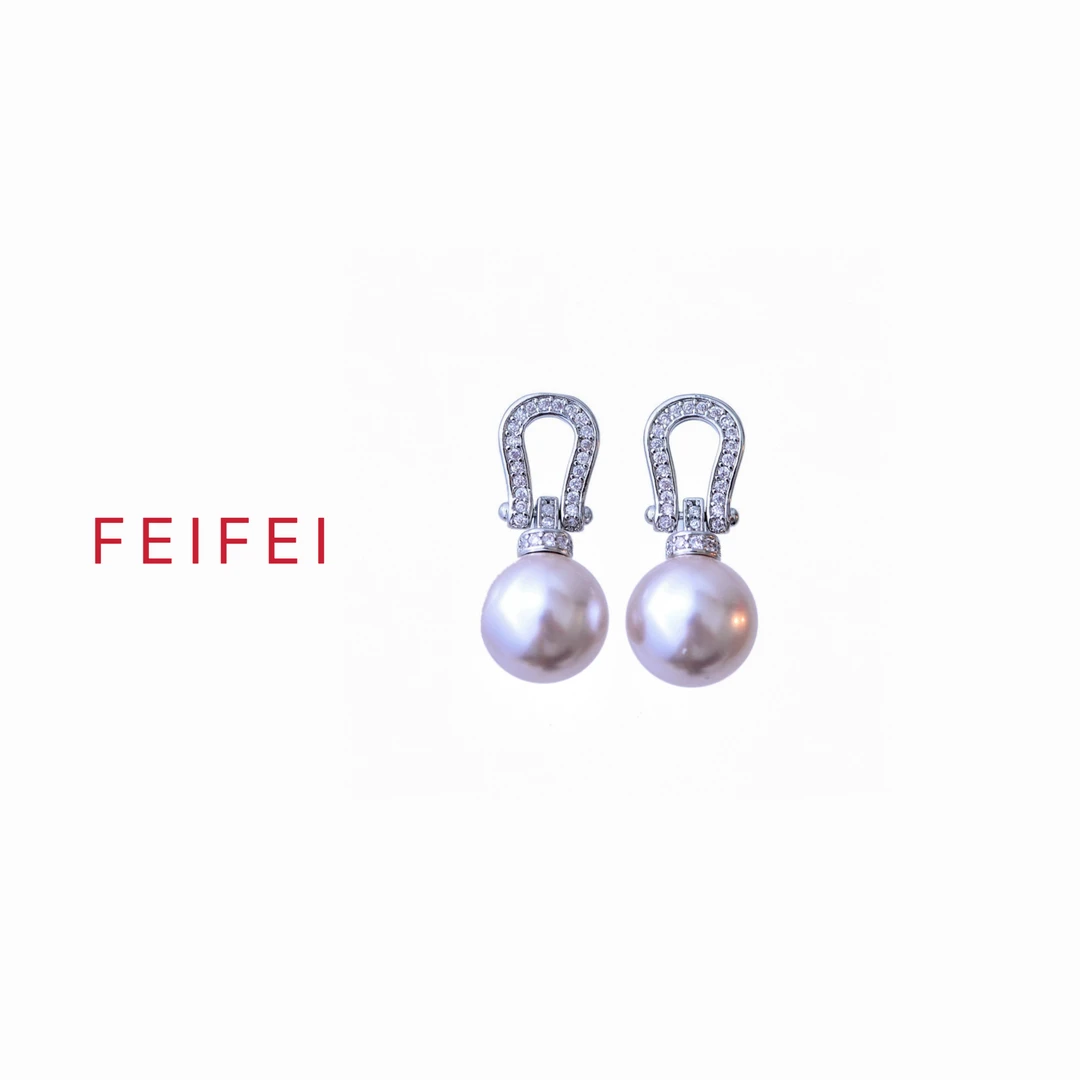 铜合金耳饰 【紫禁之巅】FEIFEI 轻奢设计耳饰~  LG060