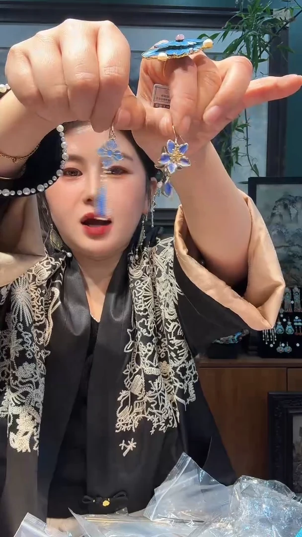 大理石铁合金非遗手工首饰